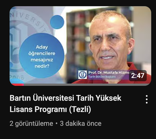 Lisansüstü eğitim programımızın tanıtım filmi yayımlandı.