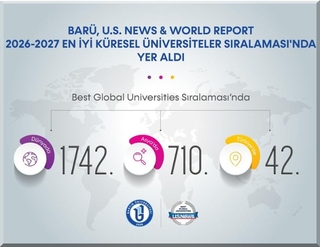 BARÜ U.S. News & World Report Malzeme Bilimi alanında dünyada 838’inci sırada yer aldı