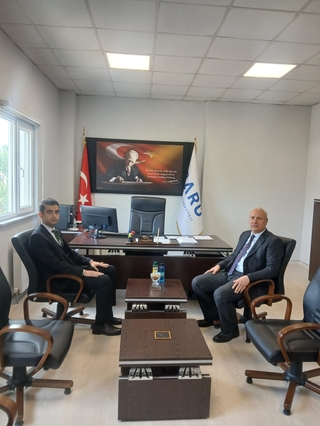 Ulus Kaymakamı Melikşah Şahin’den Ulus Meslek Yüksekokuluna İade-i Ziyaret