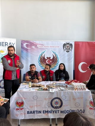 Information Stand on Safety and Crime Prevention Held at Our Vocational School