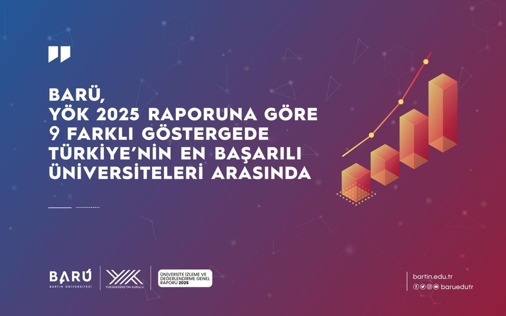 BARÜ, YÖK 2025 Raporuna göre 9 farklı göstergede Türkiye’nin en başarılı üniversiteleri arasında Kapak