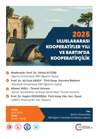 Uluslararası Kooperatifler Yılı ve Bartın'da Kooperatifçilik