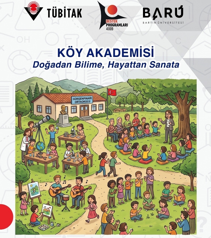 BARÜ’nün TÜBİTAK destekli projesiyle bilimden sanata “Köy Akademisi” düzenlenecek Kapak