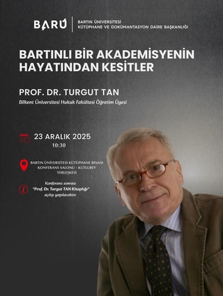 Bartınlı Bir Akademisyenin Hayatından Kesitler