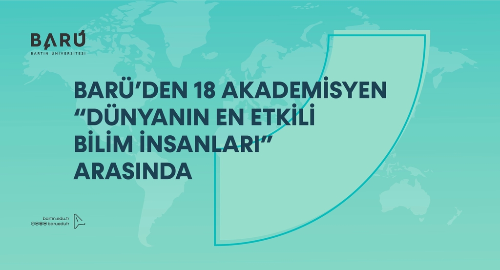 BARÜ’nün 18 akademisyeni dünyanın en etkili bilim insanları arasında Kapak