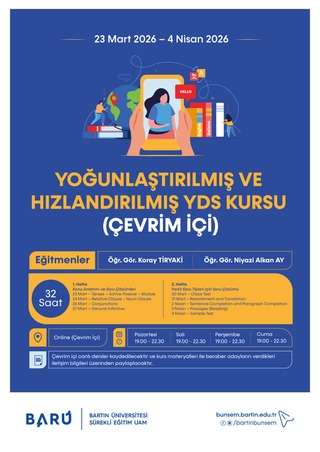 Yoğunlaştırılmış ve Hızlandırılmış Yds Kursu