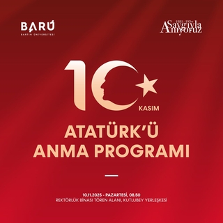 10 Kasım Atatürk'ü Anma Programı