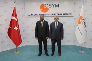 Rektör Akkaya, ÖSYM Başkanı Ersoy’u ziyaret etti