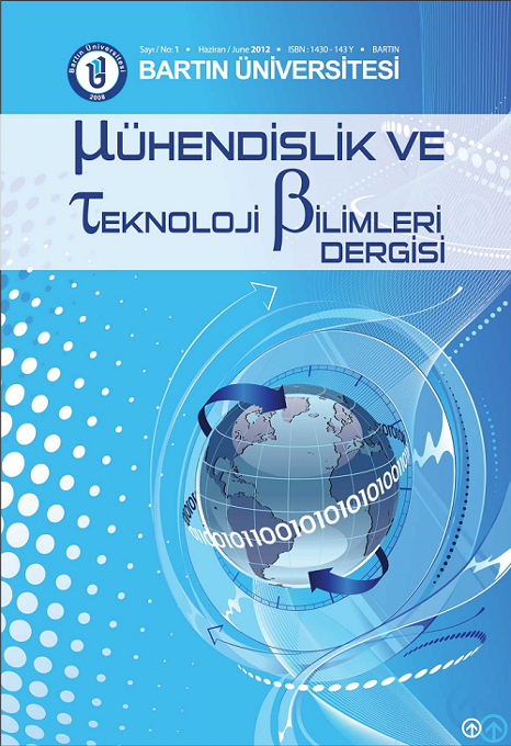 Bartın &Uuml;niversitesi M&uuml;hendislik ve Teknoloji Bilimleri Dergisi