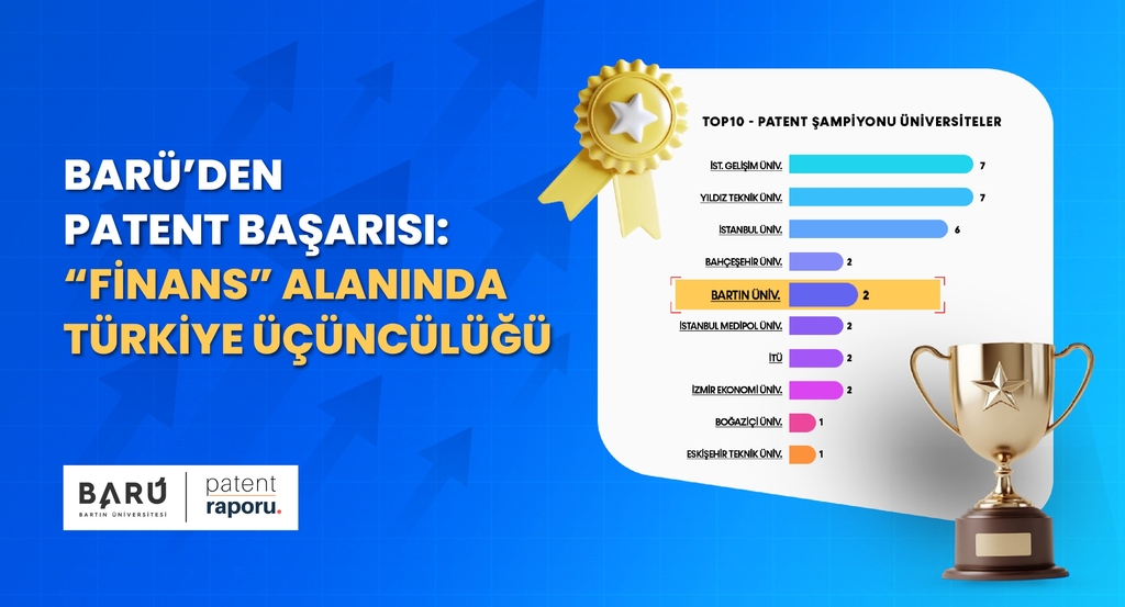 BARÜ’den patent başarısı: “Finans” alanında Türkiye üçüncülüğü Kapak