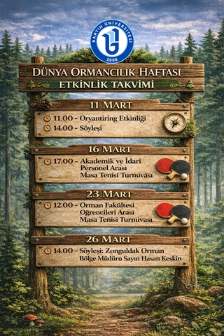 Dünya Ormancılık Haftası Etkinlikleri