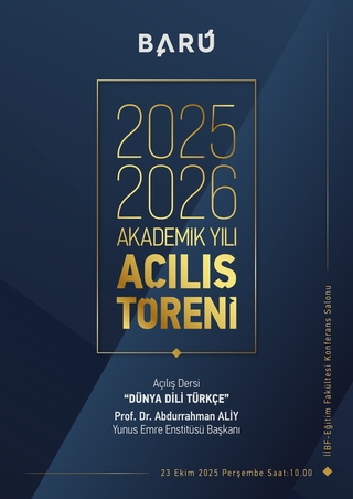 2025-2026 Akademik Yılı Açılış Töreni