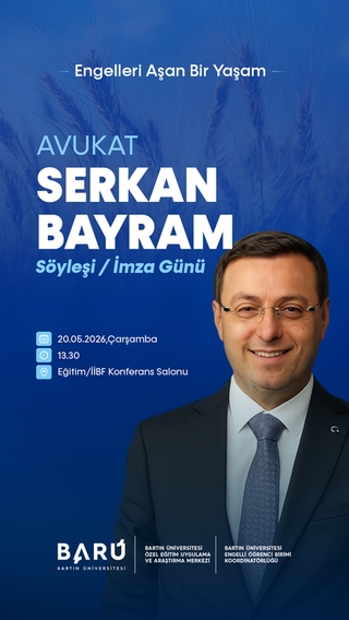Engelleri Aşan Bir Yaşam: Av. Serkan Bayram Söyleşisi ve İmza Günü