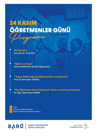 24 Kasım Öğretmenler Günü Programı